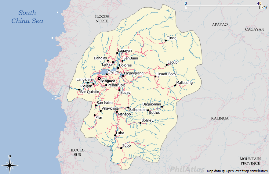 Abra In Philippine Map Abra Profile – Philatlas